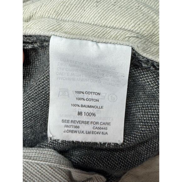 J. Crew Men's Style 484 Slim Tapered Leg Gray Chino Pants - Size 30x32 - Picture 7 of 7